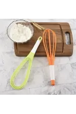 Silikon Saplı 2 İşlevli Çırpıcı (balon Ve Düz) Silikon Saplı 2 İşlevli Çırpıcı (balon Ve Düz)