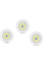 Kablosuz Uzaktan Kumandalı 3lü Led Lamba Seti Kablosuz Uzaktan Kumandalı 3lü Led Lamba Seti