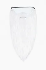 Beyaz Renk Lastikli Uzun Takma Sakal 40 Cm Beyaz Renk Lastikli Uzun Takma Sakal 40 Cm