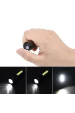 Mini Çok Güçlü Şarjlı El Feneri (xpe-cob Led ) Wt-030 Mini Çok Güçlü Şarjlı El Feneri (xpe-cob Led ) Wt-030