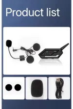 Bt62 Motosiklet Kask Kulaklığı Bluetooth Intercom 2 Intercom Bağlantılı Bt62 Motosiklet Kask Kulaklığı Bluetooth Intercom 2 Intercom Bağlantılı