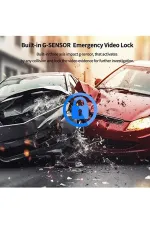 4k Wifi Çift Kameralı Araç Kamerası Gece Görüşlü G-sensörlü Dash Cam 170 Derece 4k Wifi Çift Kameralı Araç Kamerası Gece Görüşlü G-sensörlü Dash Cam 170 Derece