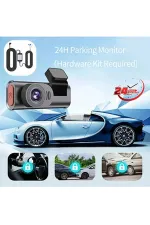 4k Wifi Çift Kameralı Araç Kamerası Gece Görüşlü G-sensörlü Dash Cam 170 Derece 4k Wifi Çift Kameralı Araç Kamerası Gece Görüşlü G-sensörlü Dash Cam 170 Derece