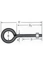 Kaynaklı Civata M8x190 - 50 Adet Kaynaklı Civata M8x190 - 50 Adet