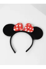 Kırmızı Fiyonklu Minnie Mouse Taç Fare Tacı Kafa Bandı Kırmızı Fiyonklu Minnie Mouse Taç Fare Tacı Kafa Bandı