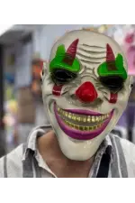 Delirten Gülüş Psikopat Palyaço Temalı Joker Maskesi Delirten Gülüş Psikopat Palyaço Temalı Joker Maskesi