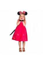 Minnie Mouse Kostüm Seti Taç Kuyruk Papyon Gösteri Seti Minnie Mouse Kostüm Seti Taç Kuyruk Papyon Gösteri Seti