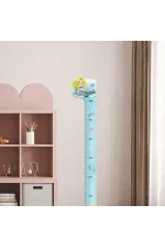 Sevimli Sarı Zürafa Yeşil Dinazor Deniz Kızı Roket Ağaç Boy Ölçüsü Sticker Sevimli Sarı Zürafa Yeşil Dinazor Deniz Kızı Roket Ağaç Boy Ölçüsü Sticker