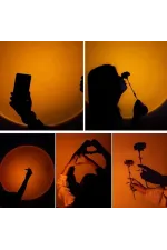 Taşınabilir Usb Sunset Lamba: Ev Ve Araba İçin Ambiyans Işığı Taşınabilir Usb Sunset Lamba: Ev Ve Araba İçin Ambiyans Işığı