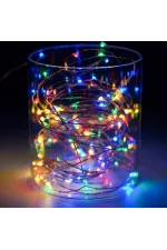 Gd966 Şerit Pilli Aydınlatma 3 Metre 30 Adet Rgb Peri Led Gd966 Şerit Pilli Aydınlatma 3 Metre 30 Adet Rgb Peri Led