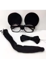 Mickey Mouse Gözlüğü Papyonu Kuyruğu Seti Mickey Mouse Gözlüğü Papyonu Kuyruğu Seti