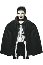 Siyah Renk Yakalı Halloween Pelerini 90 Cm Siyah Renk Yakalı Halloween Pelerini 90 Cm