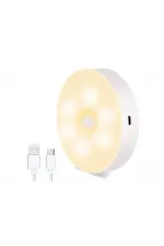 Hareket Sensörlü Usb Şarjlı Led Işık Lamba Hareket Sensörlü Usb Şarjlı Led Işık Lamba