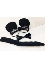 Mickey Mouse Gözlüğü Papyonu Kuyruğu Seti Mickey Mouse Gözlüğü Papyonu Kuyruğu Seti