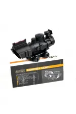 Spıke 4x32 Kırmızı Işıklı Tüfek Dürbünü 4x32 Spıke 4x32 Kırmızı Işıklı Tüfek Dürbünü 4x32