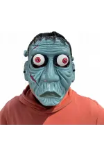 Frankenstein Temalı Sallanan Oynar Gözlü Maske Frankenstein Temalı Sallanan Oynar Gözlü Maske