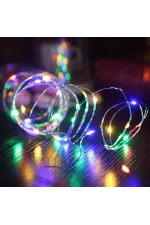 Gd968 Şerit Pilli Aydınlatma 10 Metre 100 Adet Rgb Peri Led Gd968 Şerit Pilli Aydınlatma 10 Metre 100 Adet Rgb Peri Led