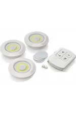 Kablosuz Uzaktan Kumandalı 3lü Led Lamba Seti Kablosuz Uzaktan Kumandalı 3lü Led Lamba Seti