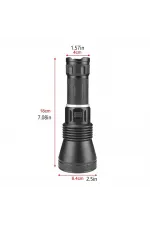 1200 Lümen Profesyonel Şarjlı El Feneri Wt-655 1200 Lümen Profesyonel Şarjlı El Feneri Wt-655