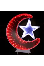 Ay Yıldız Işık Pano Türk Bayrağı Bigem Bm-079 Ay Yıldız Işık Pano Türk Bayrağı Bigem Bm-079