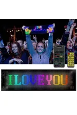 Led Panel Cama Yapışan Telefon Kontrollü Led Ekran Panel 16*64 Led Sayısı Led Panel Cama Yapışan Telefon Kontrollü Led Ekran Panel 16*64 Led Sayısı