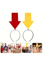 Kişiselleştirilebilir Ok İşaretli Mesaj Tacı (2’li Set Sarı-kırmızı) Kişiselleştirilebilir Ok İşaretli Mesaj Tacı (2’li Set Sarı-kırmızı)