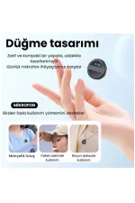2 Adet Profesyonel Kablosuz Yaka Mikrofonu Lighting Uyumlu Manyetik Klipsli 2 Adet Profesyonel Kablosuz Yaka Mikrofonu Lighting Uyumlu Manyetik Klipsli