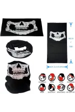 Motorcu Boyunluk Baf Buff Bandana 25x48 Cm Model 7 Motorcu Boyunluk Baf Buff Bandana 25x48 Cm Model 7