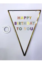 Happy Birthday To You Flama Bayrak Süs Happy Birthday To You Flama Bayrak Süs