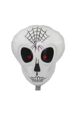 Örümcek Ağ Desenli İskelet Folyo Balon Örümcek Ağ Desenli İskelet Folyo Balon