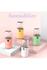 Şarjlı Mini Yüz Nemlendirici Dezenfektan Cihazı Mist Sprayer Şarjlı Mini Yüz Nemlendirici Dezenfektan Cihazı Mist Sprayer