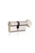 Eko 90mm Saten Cerman Mandallı Hibrit Barel, Kapı Silindiri Eko 90mm Saten Cerman Mandallı Hibrit Barel, Kapı Silindiri