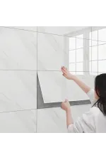 Beyaz Mermer Desenli Alüminyum Plastik Duvar Sticker Beyaz Mermer Desenli Alüminyum Plastik Duvar Sticker