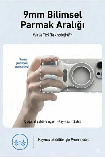 Magsafe Selfie Çubuğu Kamera Kolu Profesyonel Çekim Zoom