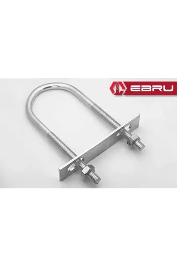 U Civata, Karşılık Demiri + Somunlu - M10x60 - 2 Set U Civata, Karşılık Demiri + Somunlu - M10x60 - 2 Set
