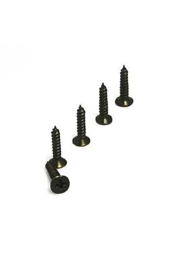 Klips, Menteşe, Ayak, Ağaç, Sunta Vidası 2,2x6,5mm - Siyah 1000 Adet Klips, Menteşe, Ayak, Ağaç, Sunta Vidası 2,2x6,5mm - Siyah 1000 Adet