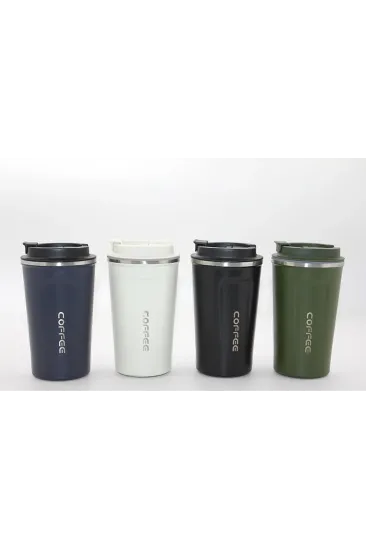500 Ml Paslanmaz Çelik Termos Mug - Çift Katmanlı Sızdırmaz Kahve Kupası Alk3134 500 Ml Paslanmaz Çelik Termos Mug - Çift Katmanlı Sızdırmaz Kahve Kupası Alk3134
