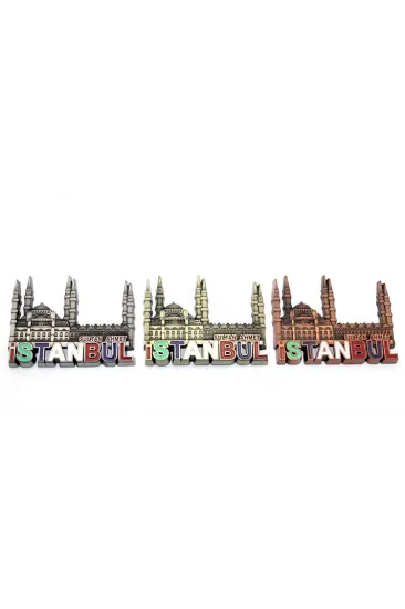 İstanbul Temalı Metal Magnet Alk3341 İstanbul Temalı Metal Magnet Alk3341
