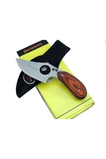 087 Yüzme Kamp Bıçak 16 Cm - Ahşap Sap, Özel Kılıflı 087 Yüzme Kamp Bıçak 16 Cm - Ahşap Sap, Özel Kılıflı