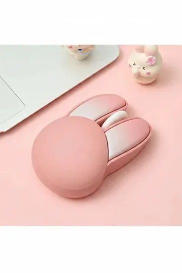 Tavşan Figürlü Kablosuz Mouse Pil Dahil Etiket Hediyeli Pembe Tavşan Figürlü Kablosuz Mouse Pil Dahil Etiket Hediyeli Pembe