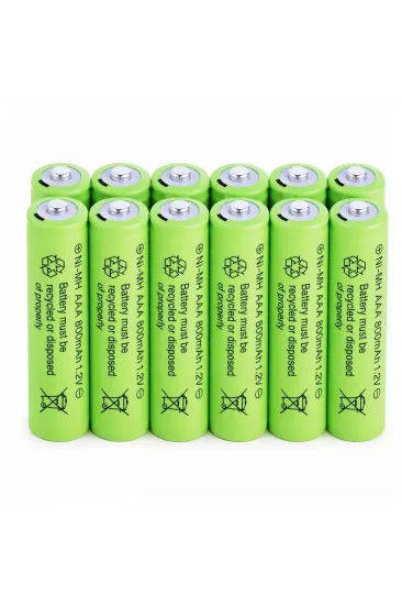 800 Mah 1.2v Aaa Ni-cd Şarj Edilebilir Pil 12 Adet 800 Mah 1.2v Aaa Ni-cd Şarj Edilebilir Pil 12 Adet