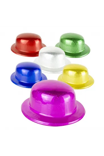 Altın Renk Hologramlı Plastik Yuvarlak Melon 27x24 Cm Altın Renk Hologramlı Plastik Yuvarlak Melon 27x24 Cm