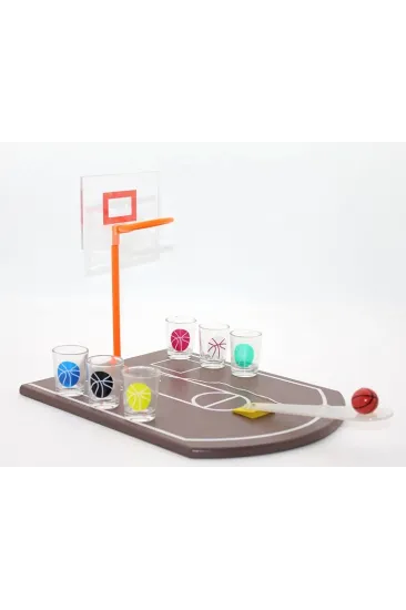 Basket Tasarımlı Shot Bardak Oyunu Alk1082 Basket Tasarımlı Shot Bardak Oyunu Alk1082