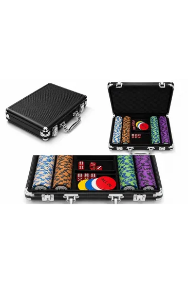 Deri Çantalı 200 Chip Ve 2 Adet İskambil Kağitına Sahip Poker Oyunu Alk5370 Deri Çantalı 200 Chip Ve 2 Adet İskambil Kağitına Sahip Poker Oyunu Alk5370