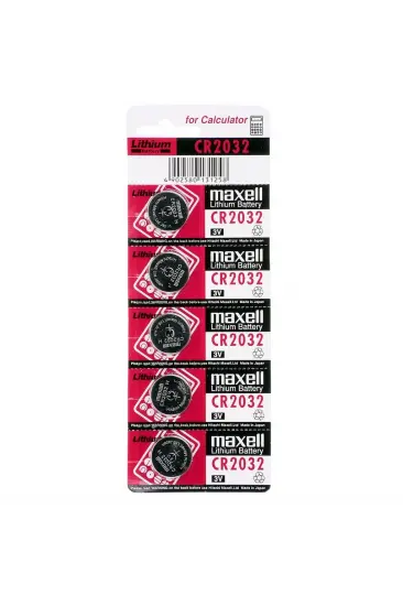 Maxell Cr2032 3v Lityum Düğme Pil 5'li Paket Maxell Cr2032 3v Lityum Düğme Pil 5'li Paket