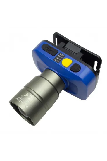 Gold Silver Gs-15700 20w 2000 Lümen Sarı Beyaz Işık Zoomlu Şarj Edilebilir Kafa Feneri