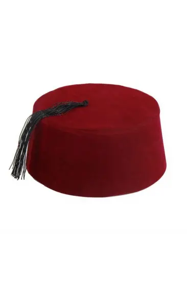Bordo Renk Osmanlı Fesi Yetişkin Boy Bordo Renk Osmanlı Fesi Yetişkin Boy
