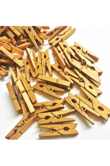 100'lü Gold Ahşap Mandal 2.5cm (10'lu Paket-1000 Adet) 100'lü Gold Ahşap Mandal 2.5cm (10'lu Paket-1000 Adet)
