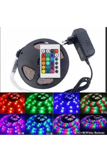 3 Çipli Rgb İç Mekan Şerit Led 5 Metre 3 Çipli Rgb İç Mekan Şerit Led 5 Metre