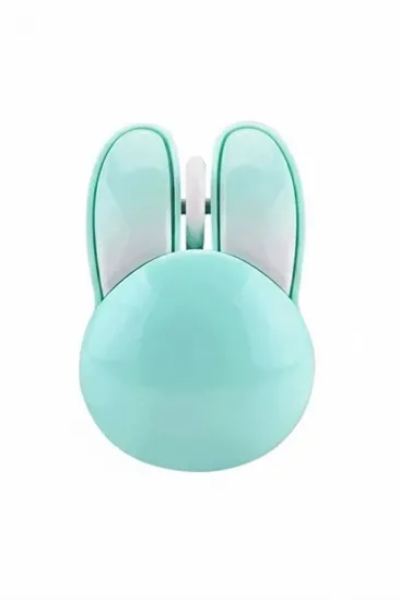 Tavşan Figürlü Kablosuz Mouse Pil Dahil Etiket Hediyeli Mavi Tavşan Figürlü Kablosuz Mouse Pil Dahil Etiket Hediyeli Mavi